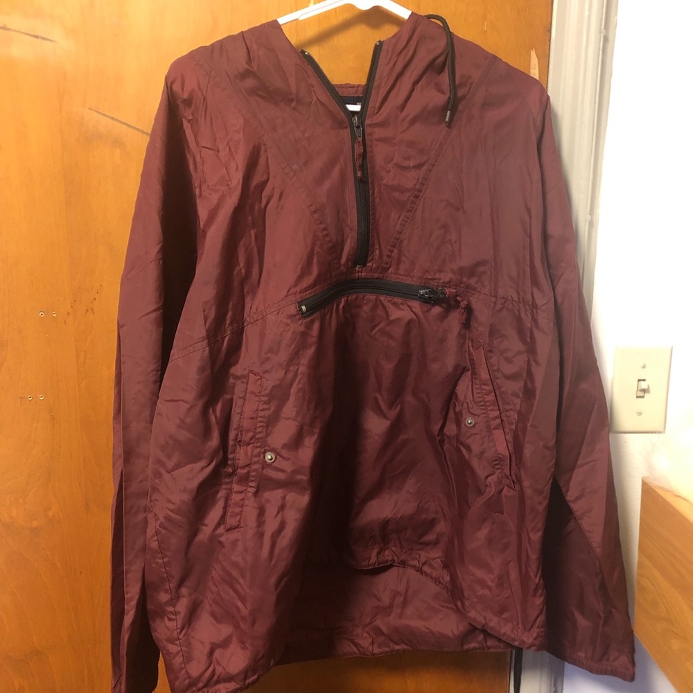 Burgundy Vintage Gap 80’s Windbreaker